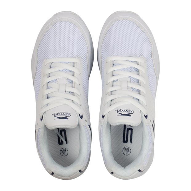 White/Navy - Slazenger - V Series Junior Cricket Shoes