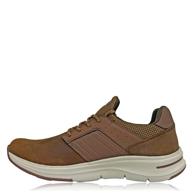 Brown - Slazenger - Curve Support Leather Trainers