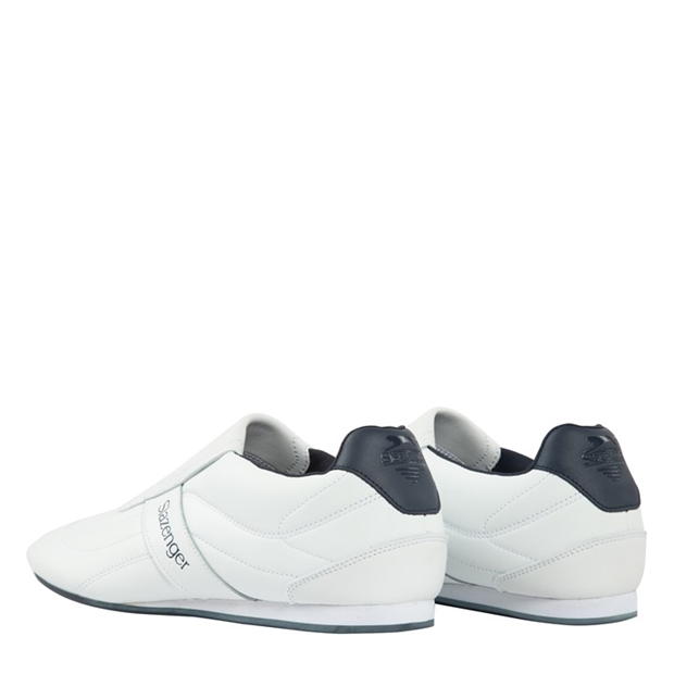 White/Navy - Slazenger - Warrior Mens Trainers