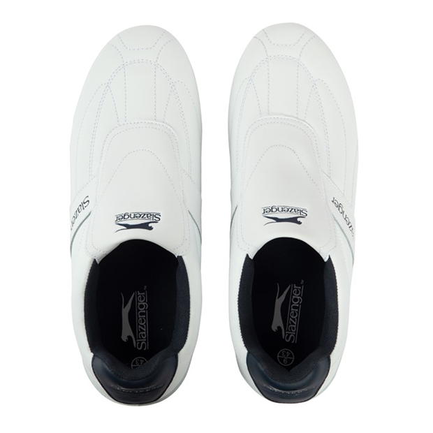 White/Navy - Slazenger - Warrior Mens Trainers