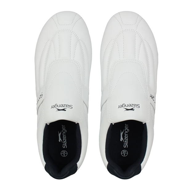 White/Navy - Slazenger - Warrior Mens Trainers