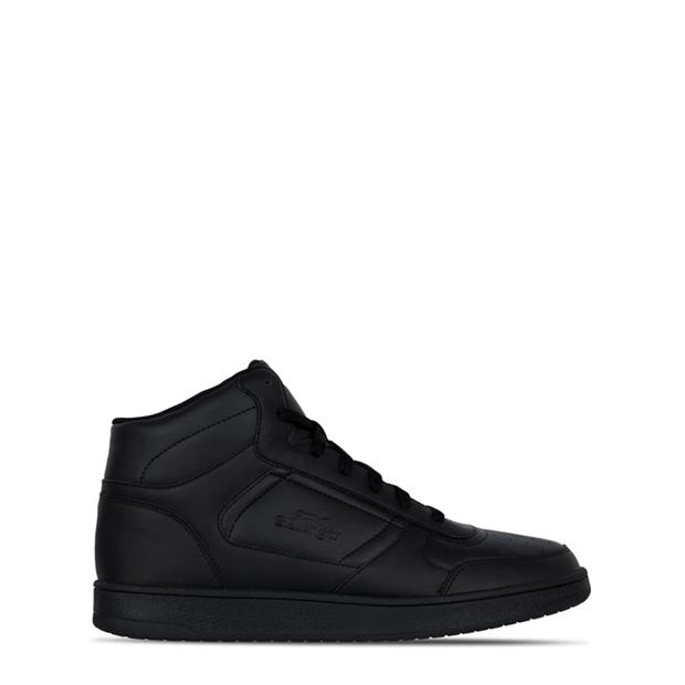 Black/Black - Slazenger - Tower Hi Top Trainers Mens