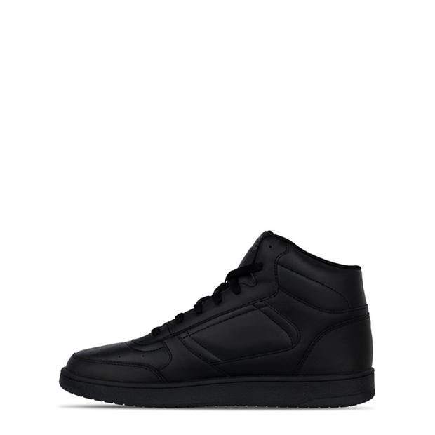 Black/Black - Slazenger - Tower Hi Top Trainers Mens