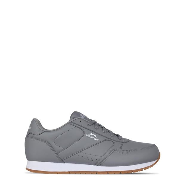 Grey/White - Slazenger - Classic Mens Trainers
