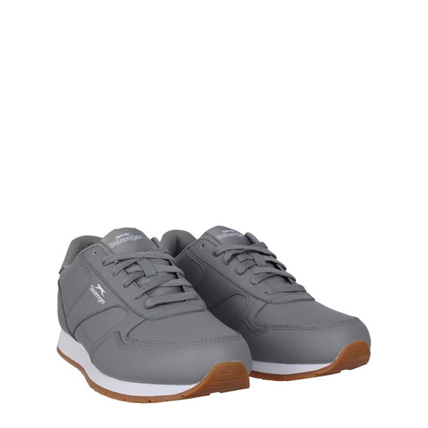 Grey/White - Slazenger - Classic Mens Trainers