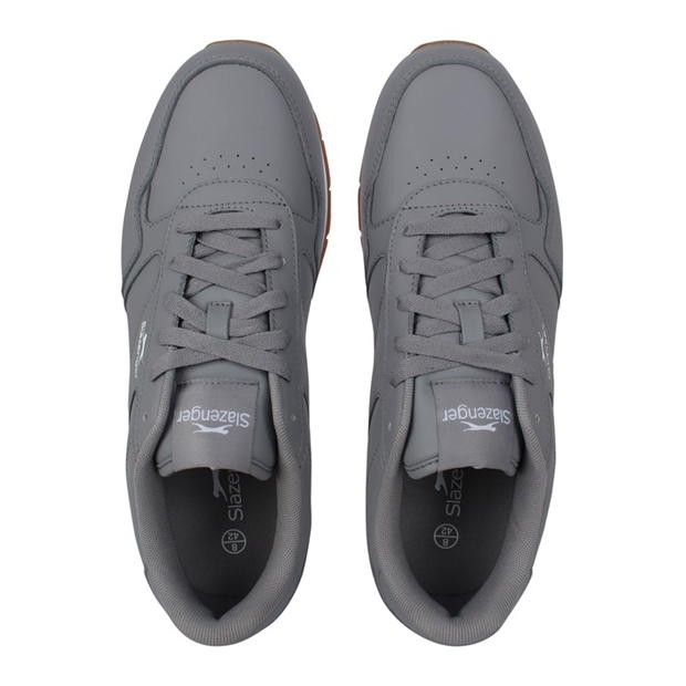 Grey/White - Slazenger - Classic Mens Trainers