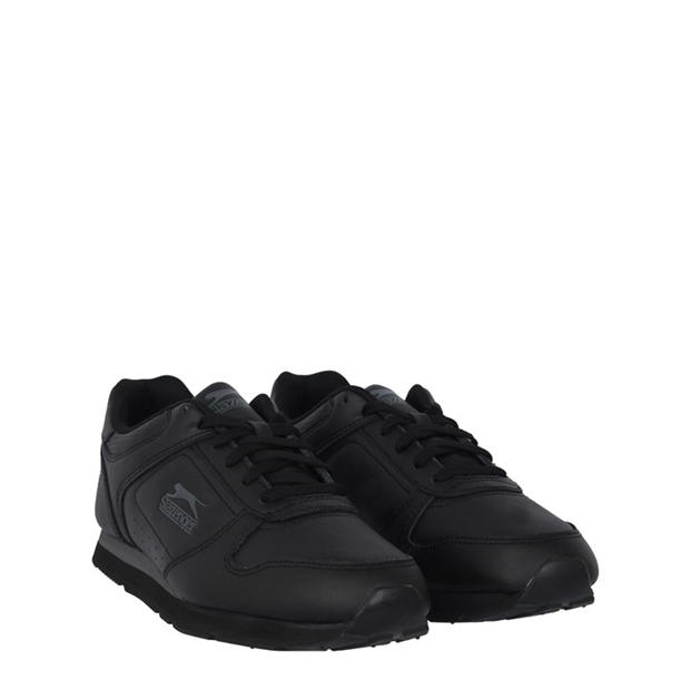 Black/Charcoal - Slazenger - Classic Mens Trainers
