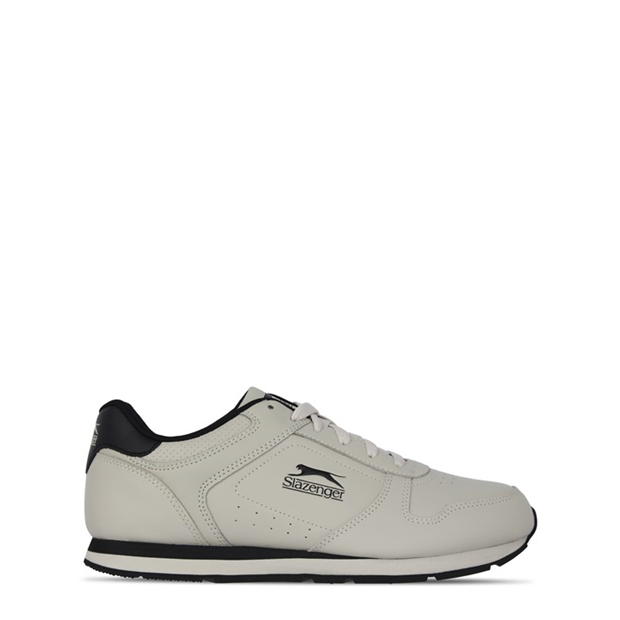 Chalk/Black - Slazenger - Classic Mens Trainers