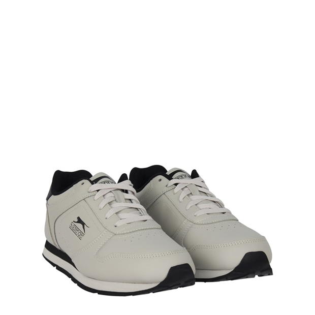 Chalk/Black - Slazenger - Classic Mens Trainers