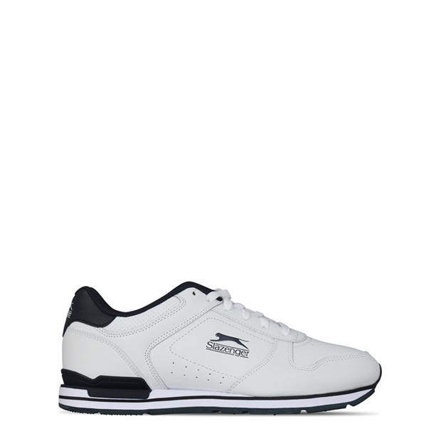 White/Navy - Slazenger - Classic Mens Trainers