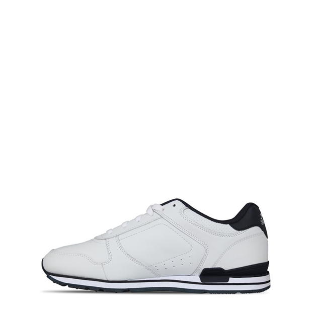 White/Navy - Slazenger - Classic Mens Trainers