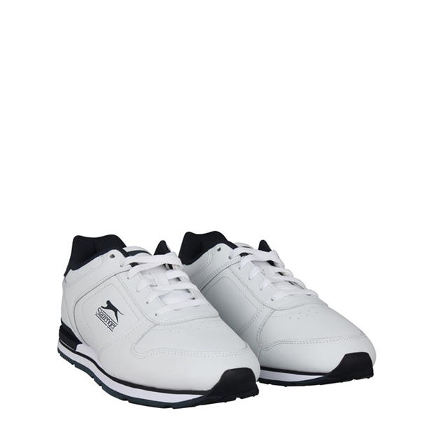 White/Navy - Slazenger - Classic Mens Trainers