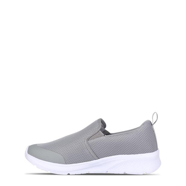 Grey/White - Slazenger - Zeal Mens Slip On Shoes