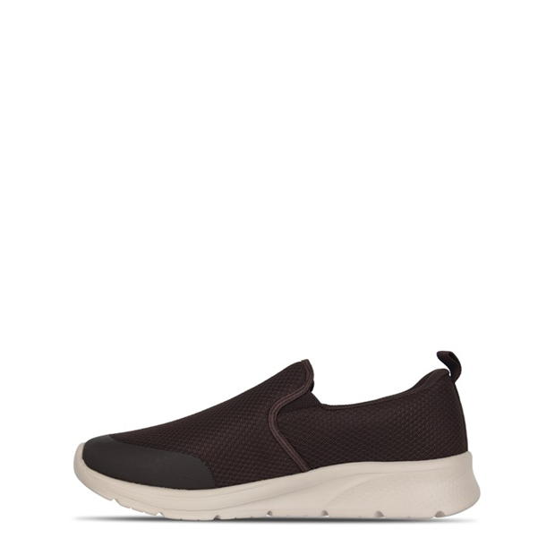 Brown - Slazenger - Zeal Mens Slip On Shoes