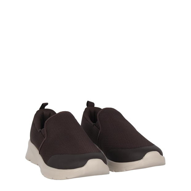 Brown - Slazenger - Zeal Mens Slip On Shoes