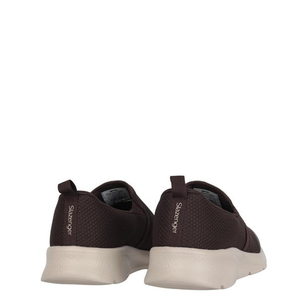 Brown - Slazenger - Zeal Mens Slip On Shoes