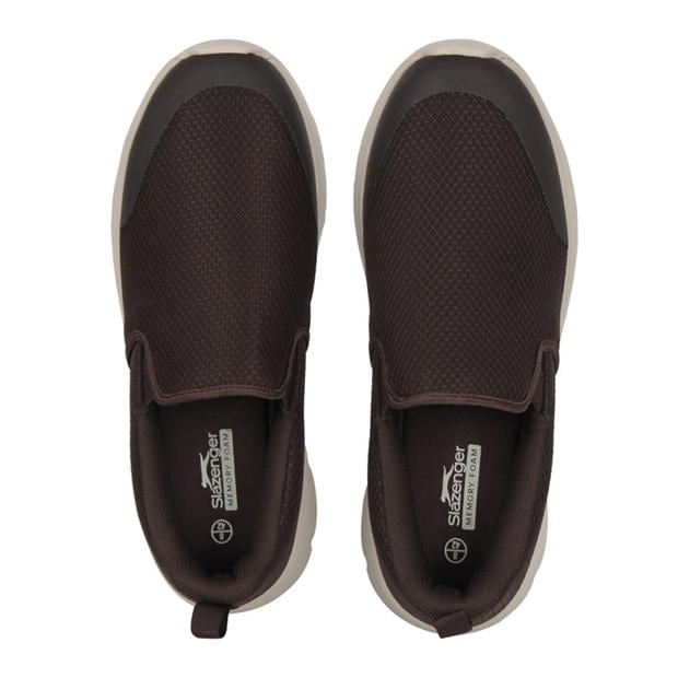 Brown - Slazenger - Zeal Mens Slip On Shoes