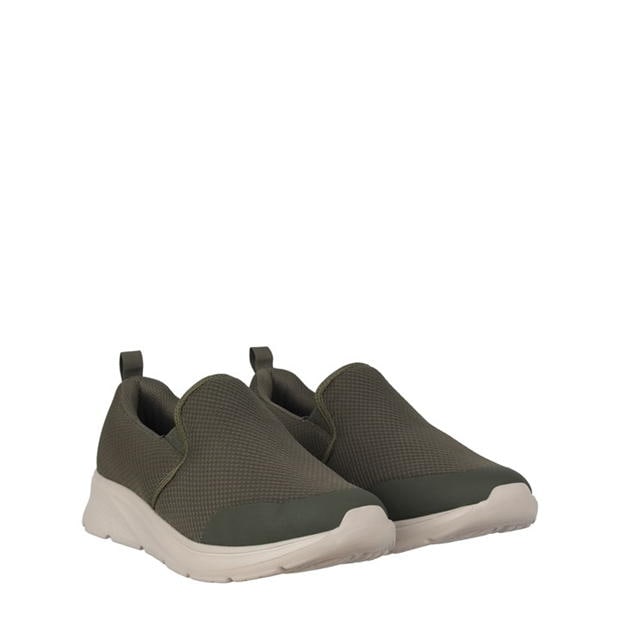 Burnt Olive - Slazenger - Zeal Mens Slip On Shoes