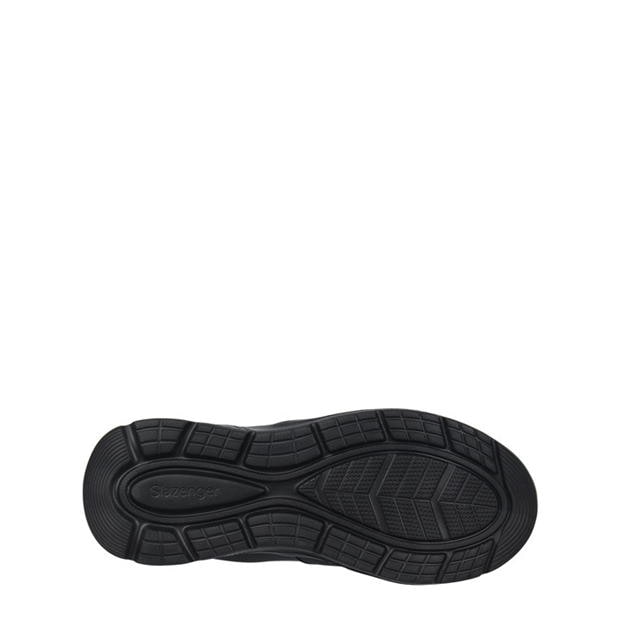 Black Lth - Slazenger - Zeal Mens Slip On Shoes