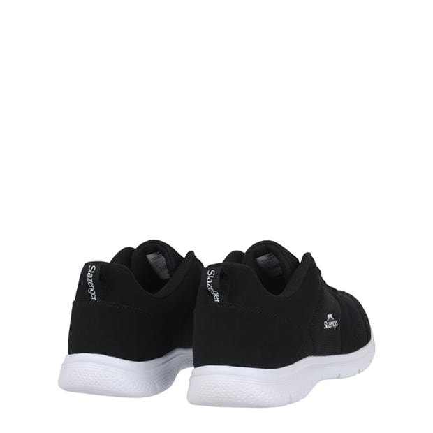 Black/White - Slazenger - Force Mesh Mens Trainers