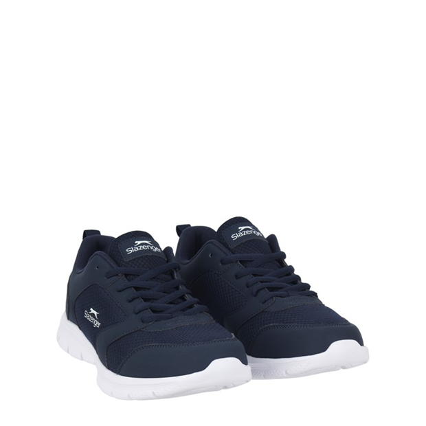 Navy/White - Slazenger - Force Mesh Mens Trainers