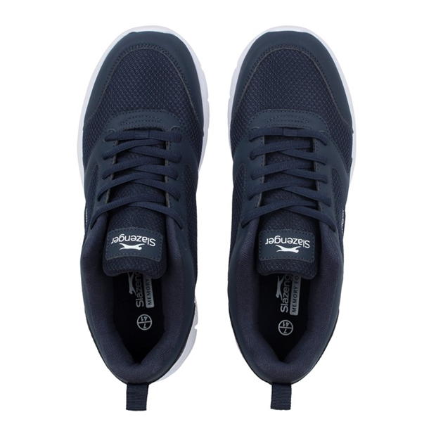 Navy/White - Slazenger - Force Mesh Mens Trainers