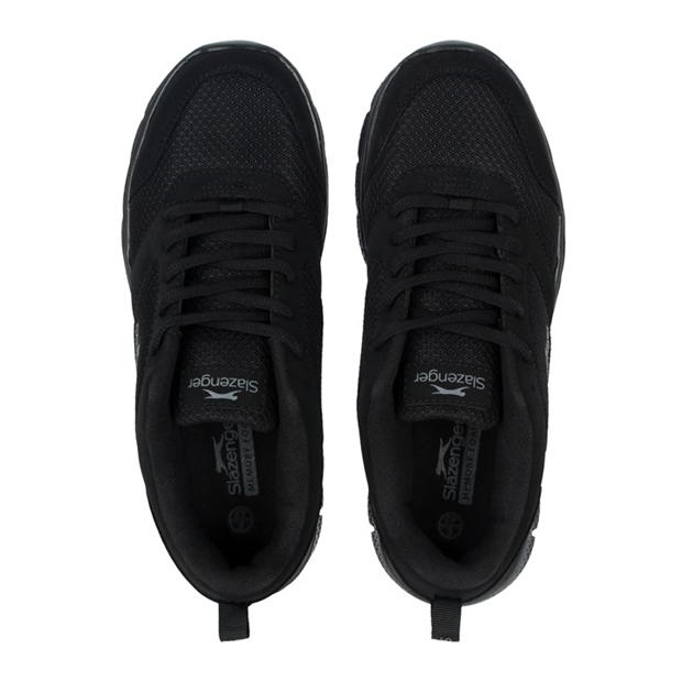 Black/Black - Slazenger - Force Mesh Mens Trainers