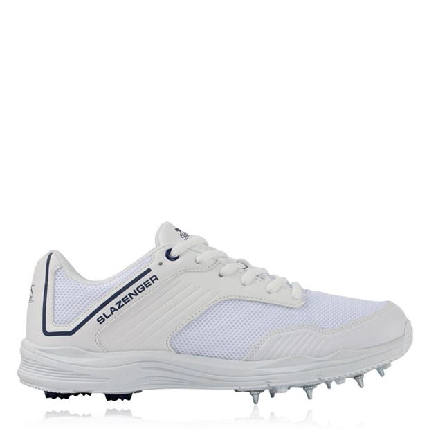 White/Navy - Slazenger - V Series Cricket Shoes