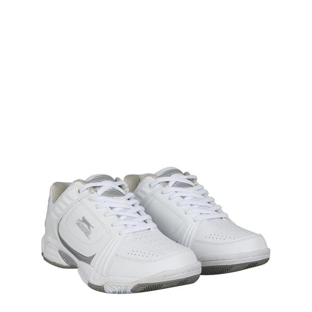 White/Silver - Slazenger - Ladies Tennis Shoes