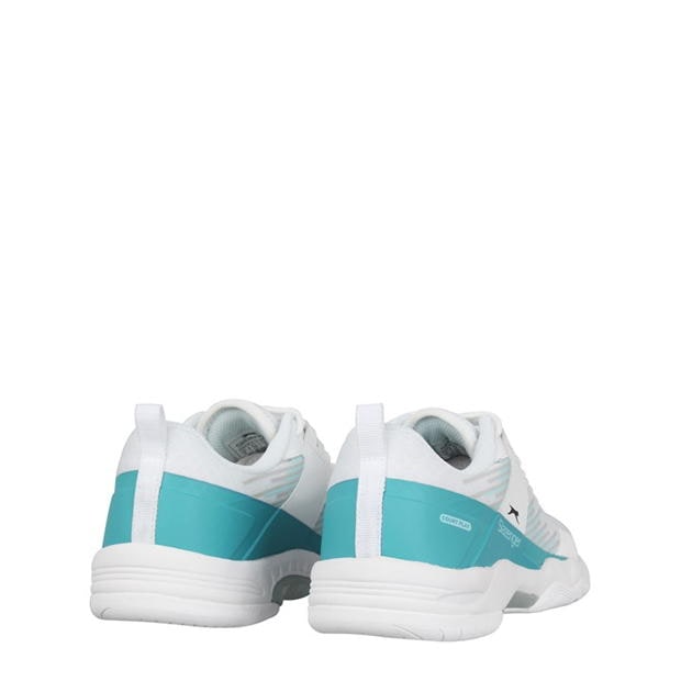 Wht/Aqua - Slazenger - Baseline Ld34