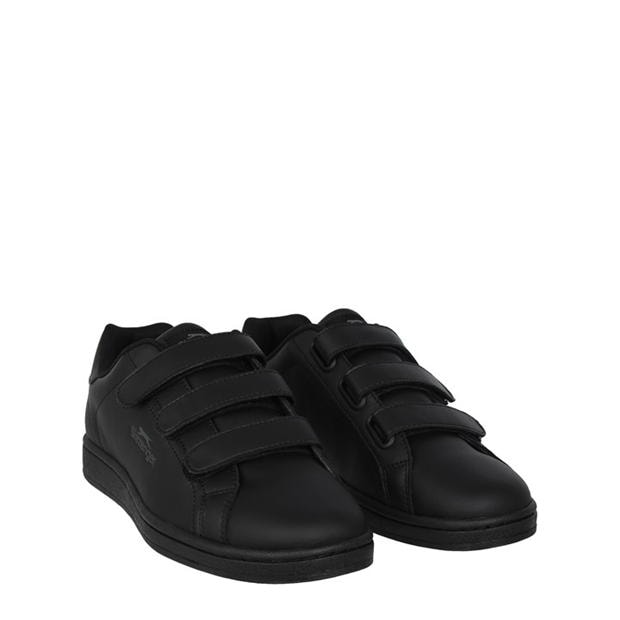 Black/Charcoal - Slazenger - Ash Strap Trainers Mens