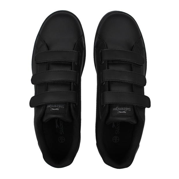Black/Charcoal - Slazenger - Ash Strap Trainers Mens