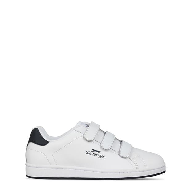 White/Navy - Slazenger - Ash Strap Trainers Mens