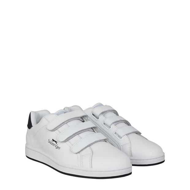 White/Navy - Slazenger - Ash Strap Trainers Mens
