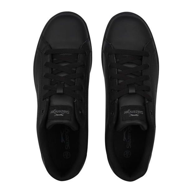 Black/Charcoal - Slazenger - Ash Lace Mens Trainers