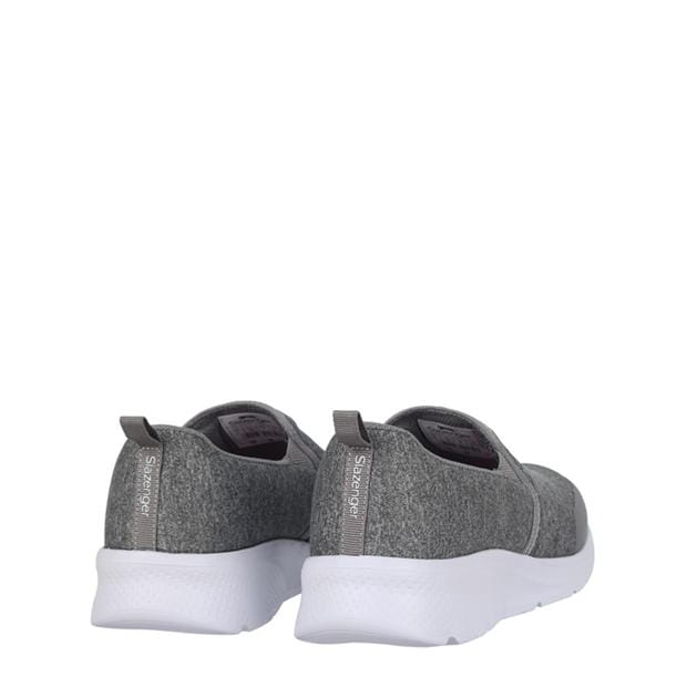 GreyMarl/White - Slazenger - Zeal Womens Slip On Shoes