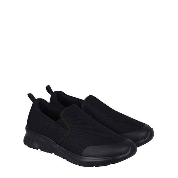 Black/Black - Slazenger - Zeal Womens Slip On Shoes