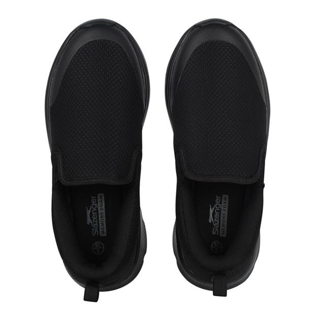 Black/Black - Slazenger - Zeal Womens Slip On Shoes