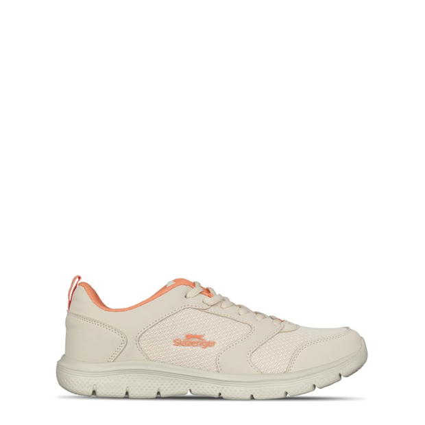 Off White/Pink - Slazenger - Force Mesh Womens Trainers