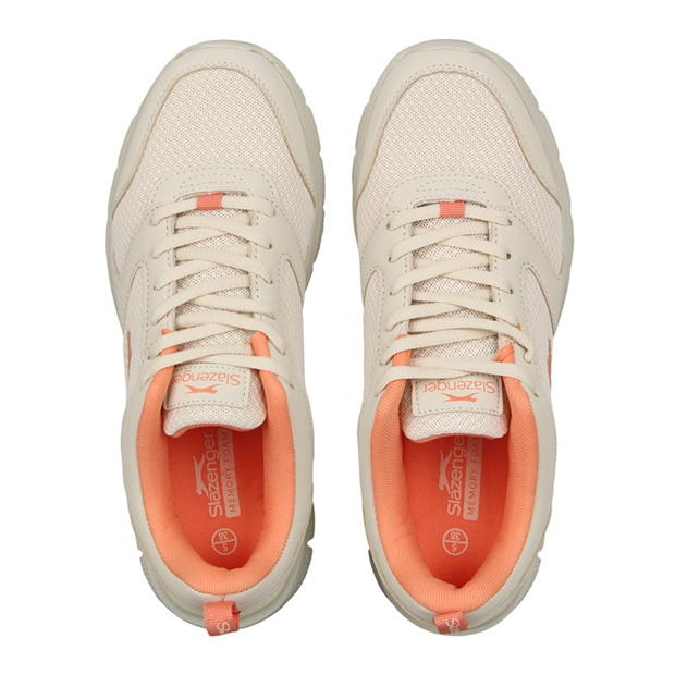 Off White/Pink - Slazenger - Force Mesh Womens Trainers