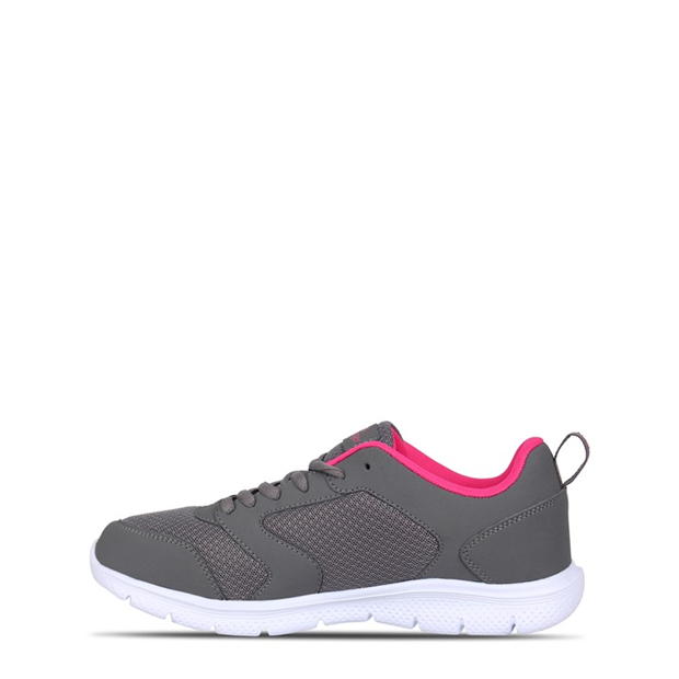 Charcoal/Pink - Slazenger - Force Mesh Womens Trainers