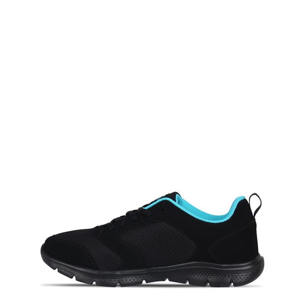 Black/Blue - Slazenger - Force Mesh Womens Trainers