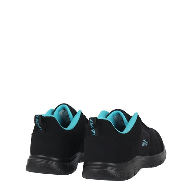 Black/Blue - Slazenger - Force Mesh Womens Trainers
