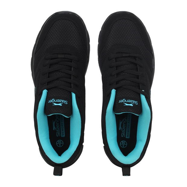 Black/Blue - Slazenger - Force Mesh Womens Trainers
