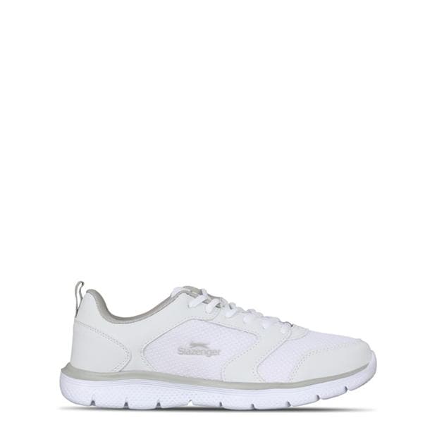 White/Grey - Slazenger - Force Mesh Womens Trainers