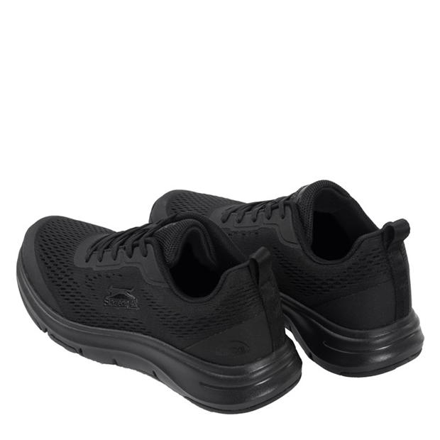 Black/Black - Slazenger - Curve Support E-Mesh Trainers Ladies