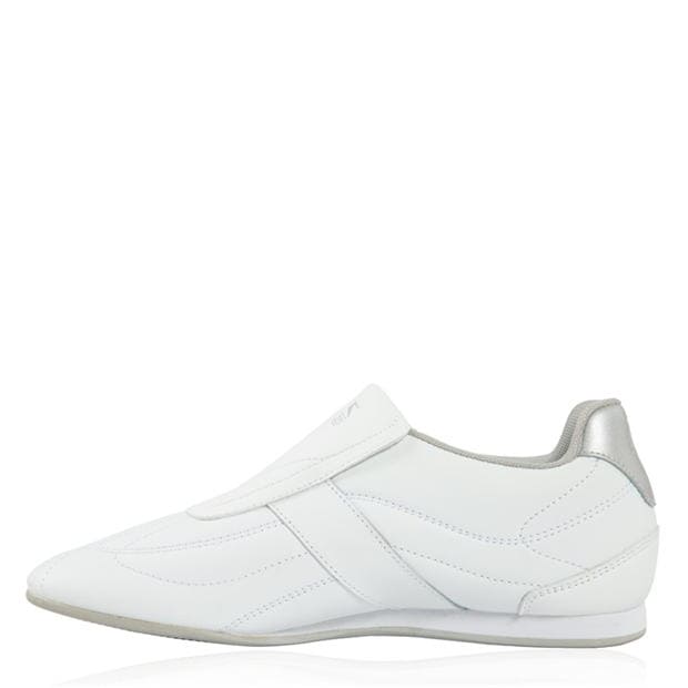 White/Silver - Slazenger - Warrior Ladies Trainers