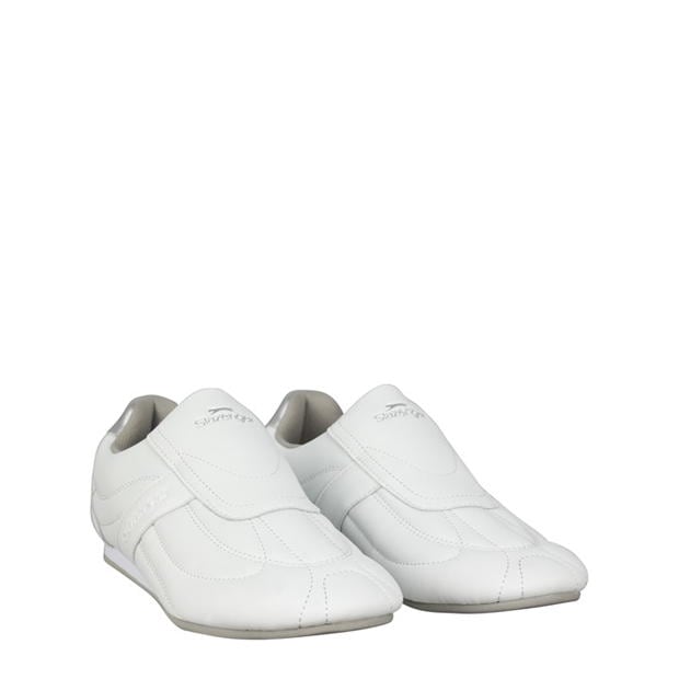 White/Silver - Slazenger - Warrior Ladies Trainers