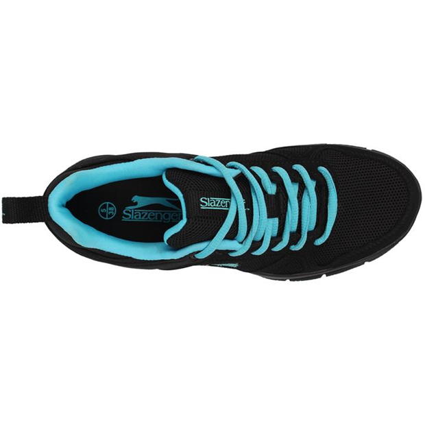 Black/Blue - Slazenger - Force Mesh Running Shoes Ladies