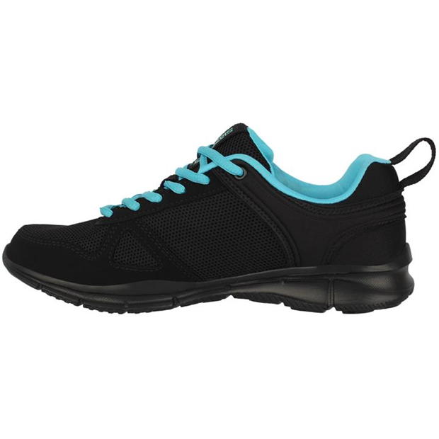 Black/Blue - Slazenger - Force Mesh Running Shoes Ladies